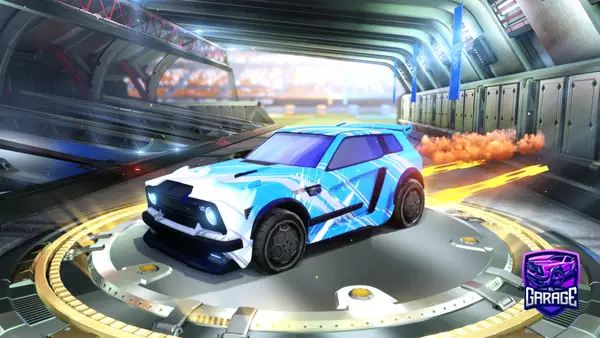 A Rocket League car design from CrackedFn