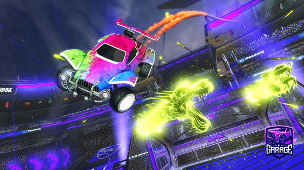 A Rocket League car design from Veno-Highgamer