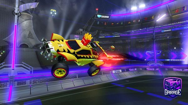 A Rocket League car design from zap88