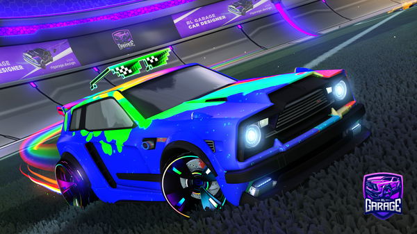 A Rocket League car design from PSN___CkrypticHP