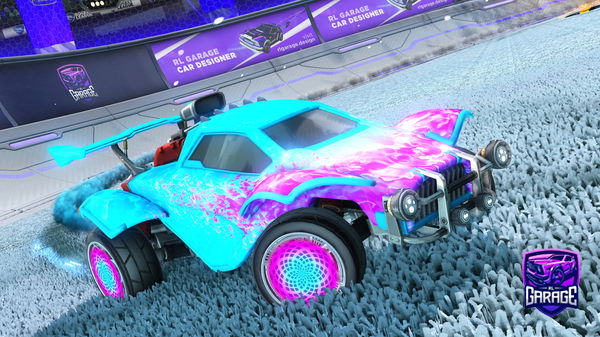 A Rocket League car design from GBElias