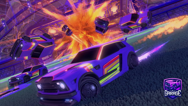 A Rocket League car design from kzaff