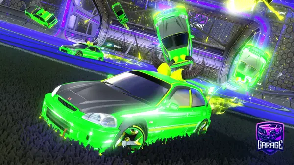 A Rocket League car design from Nukedjack