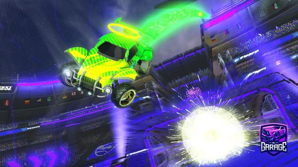 A Rocket League car design from Pacmanbear