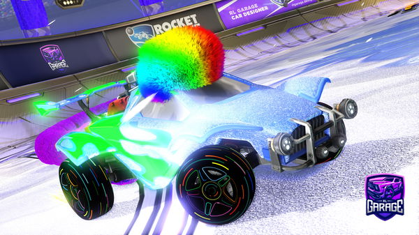 A Rocket League car design from Blade03