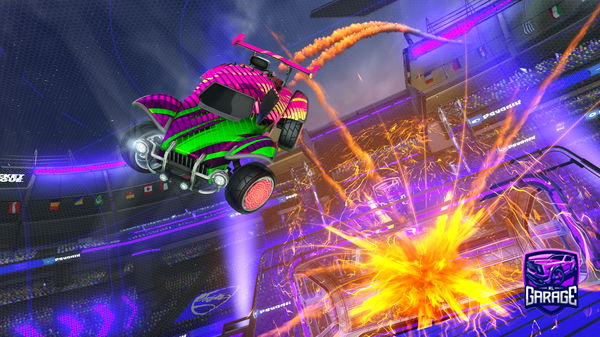 A Rocket League car design from SandySanman3