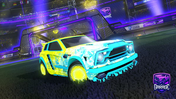 A Rocket League car design from Kerency