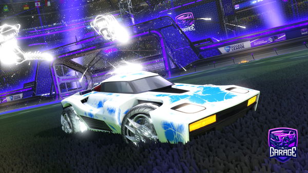 A Rocket League car design from tecocies