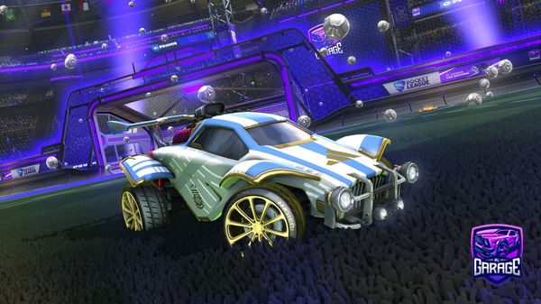 A Rocket League car design from jupjup100