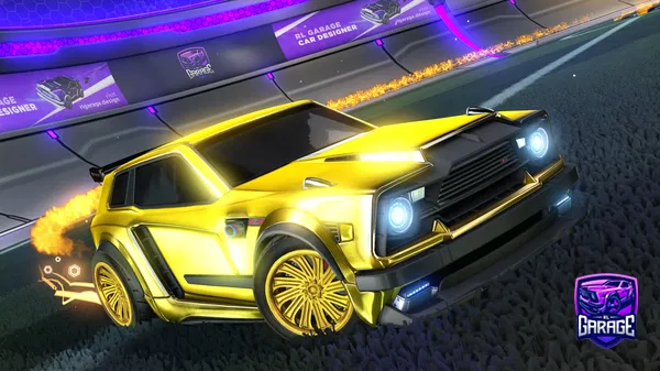 A Rocket League car design from Beeyd