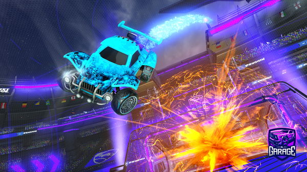 A Rocket League car design from marcvantende