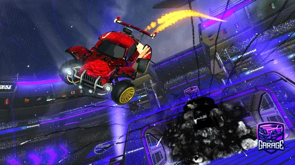 A Rocket League car design from rezxii