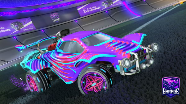 A Rocket League car design from ChappyDaBoi3