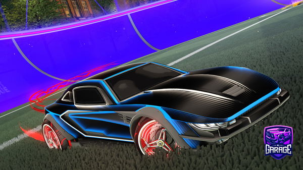 A Rocket League car design from xserne