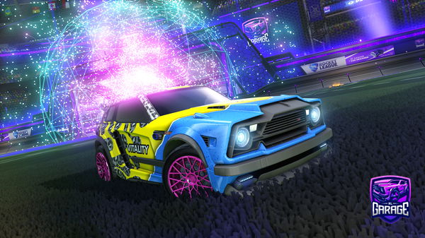 A Rocket League car design from Wavex02