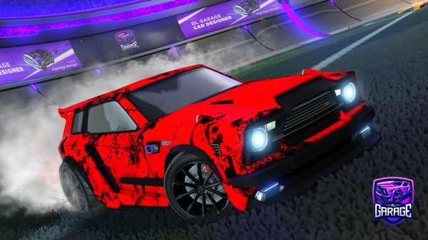 A Rocket League car design from YooNicolass