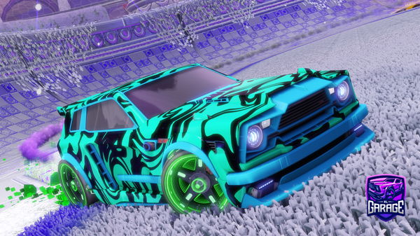 A Rocket League car design from FuzzyPotato7824
