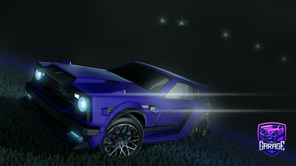 A Rocket League car design from Wolfik244