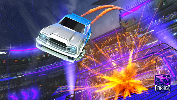 A Rocket League car design from wiwired12