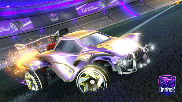 A Rocket League car design from tide_rll