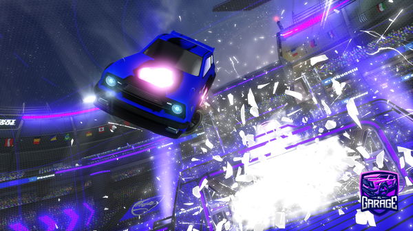 A Rocket League car design from kampfkaro