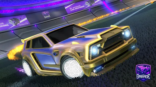 A Rocket League car design from Letsgo12