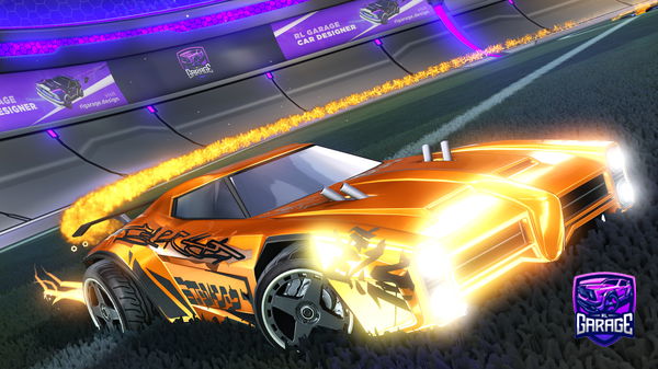 A Rocket League car design from fyabr34ther