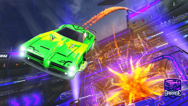 A Rocket League car design from ETLdarkfire