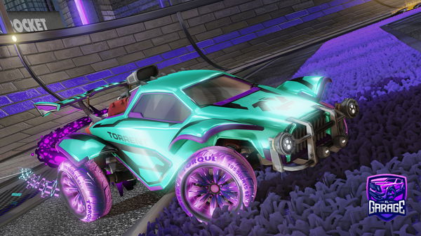 A Rocket League car design from SALOC1N