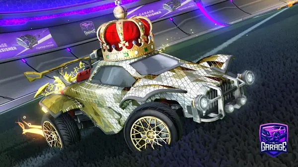 A Rocket League car design from Hamburgler