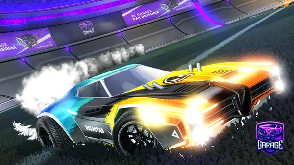 A Rocket League car design from GI1tch