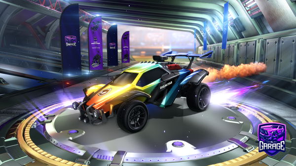 A Rocket League car design from Djjnn