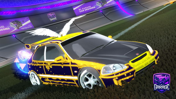 A Rocket League car design from Lduzmani