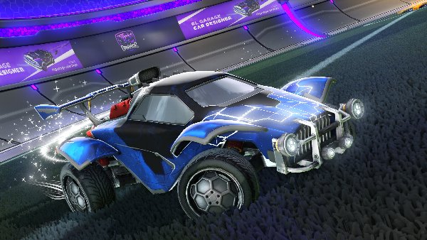 A Rocket League car design from ConfettiBC