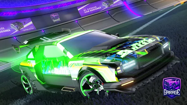 A Rocket League car design from Hamburgler