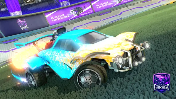 A Rocket League car design from Vaylence