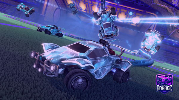 A Rocket League car design from PWR-UK