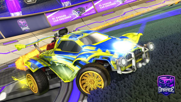 A Rocket League car design from Wqnton