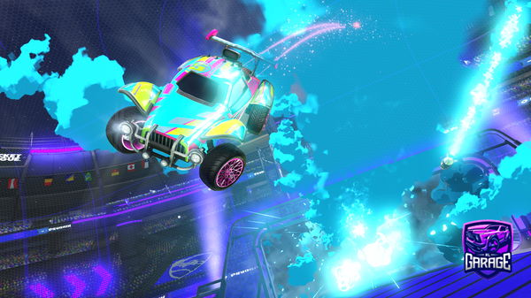 A Rocket League car design from Rlplayerr