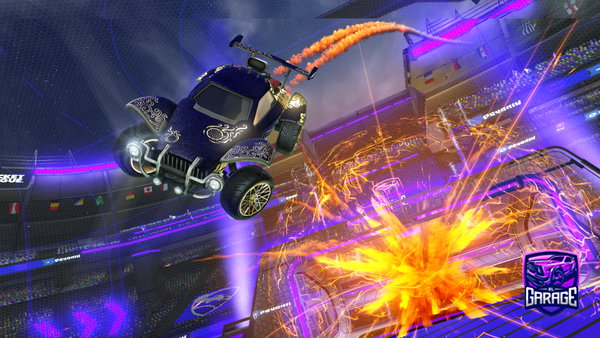 A Rocket League car design from qFrozzen