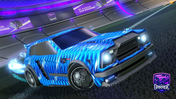 A Rocket League car design from Blimpyy