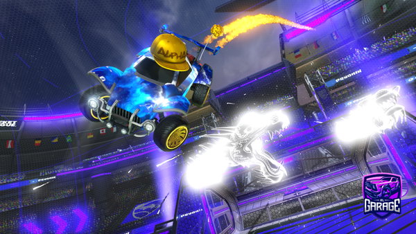 A Rocket League car design from even9292292