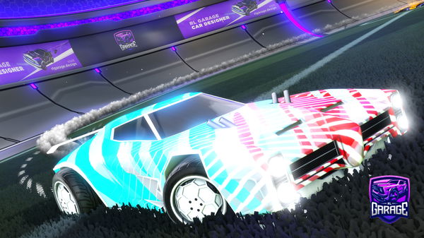 A Rocket League car design from Ishowsplashy