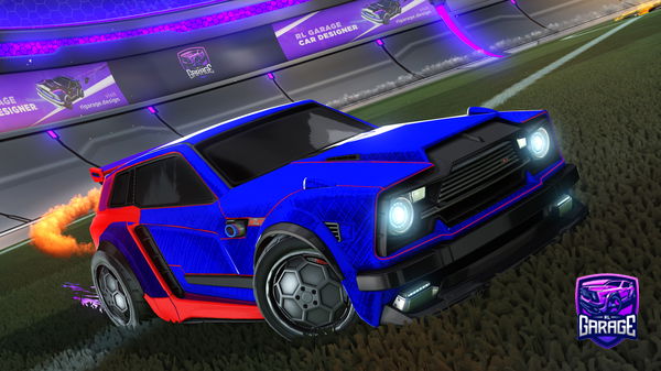 A Rocket League car design from CRYPTONSAB