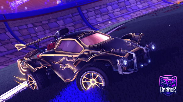 A Rocket League car design from IsakTheNerd