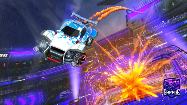 A Rocket League car design from Zazoo