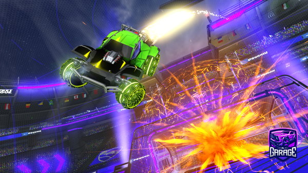 A Rocket League car design from DragonLock