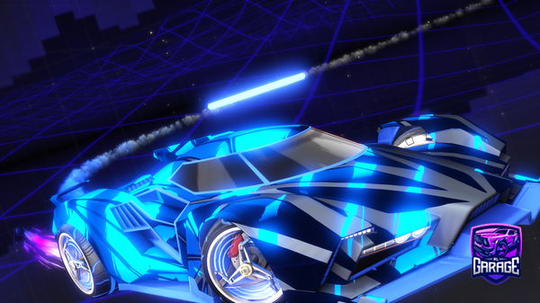 A Rocket League car design from DarkWolf_Justin7