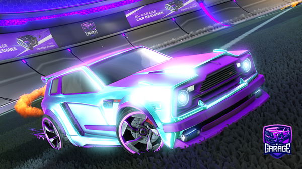 A Rocket League car design from Pawniward