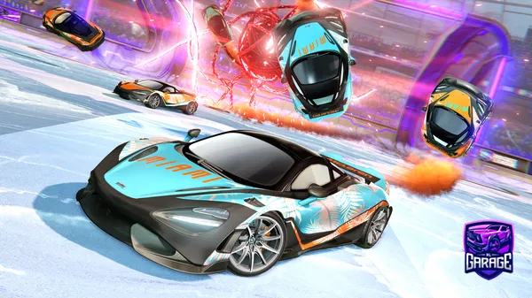 A Rocket League car design from Logibearforniteplayer